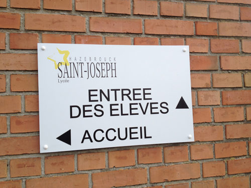 Plaque directionnelle