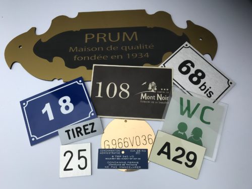 Petites signalétiques