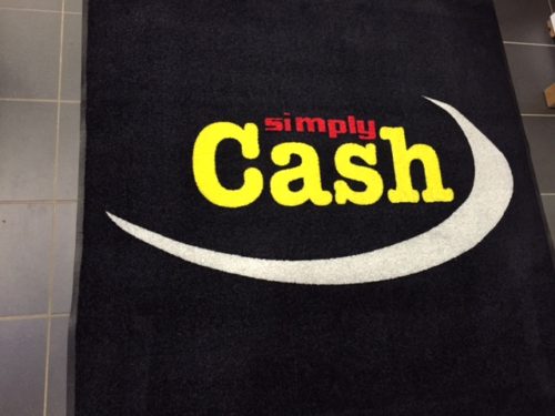 Tapis personnalisé Simply cash
