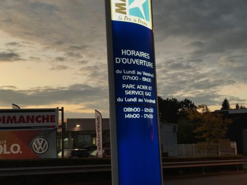 Totem lumineux