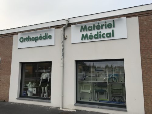 enseigne lettre découpées orthopédie