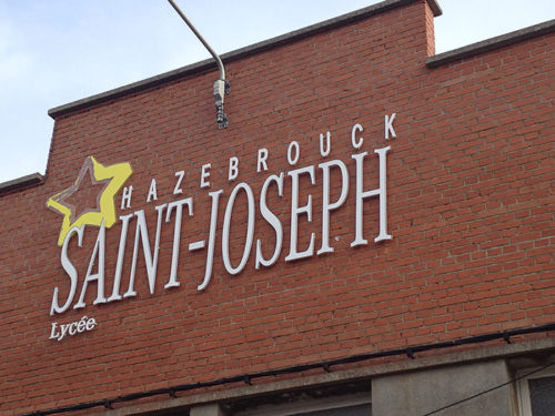 Lettres découpées Saint Joseph